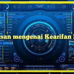 Kupasan mengenai Kearifan Lokal